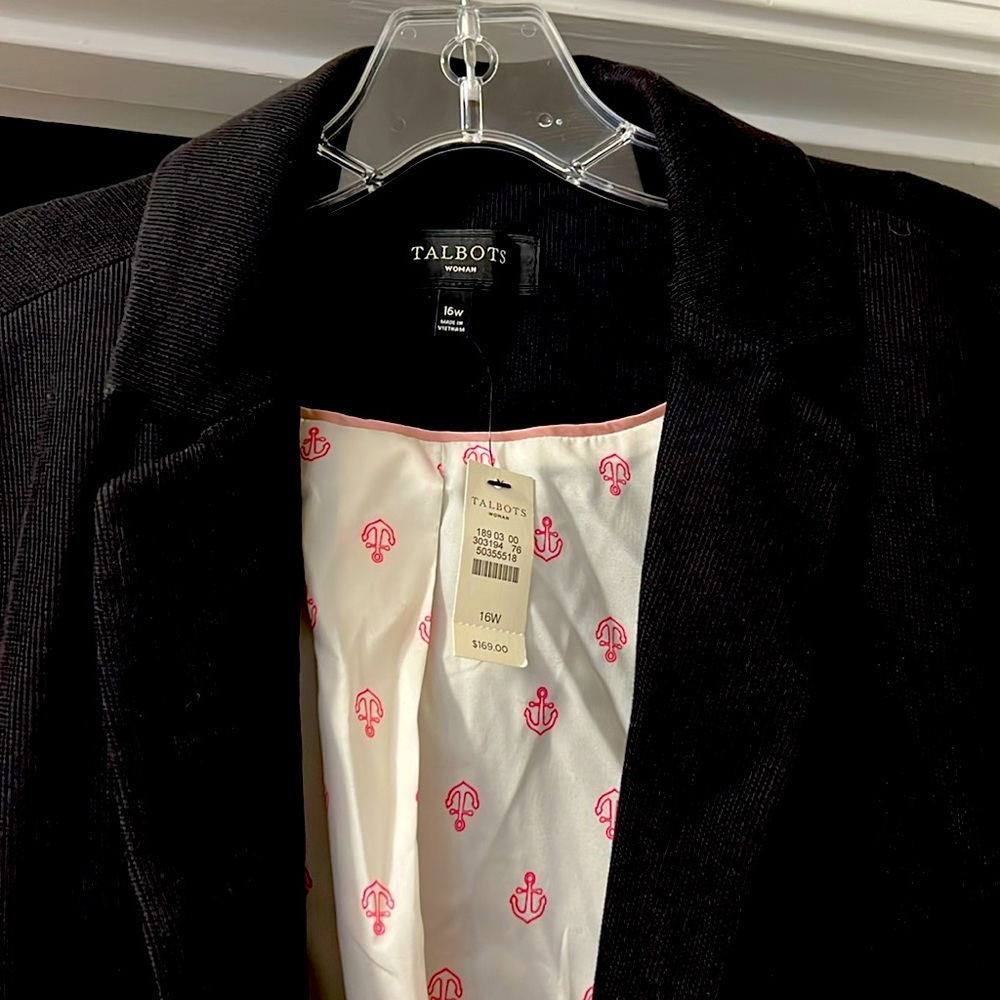 Talbots casual blazer NWT